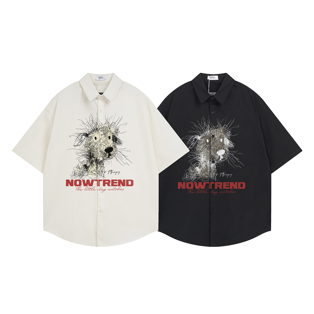 Men'S Fashion Reviews - Mode Grappig Print Shirt Korte Mouw