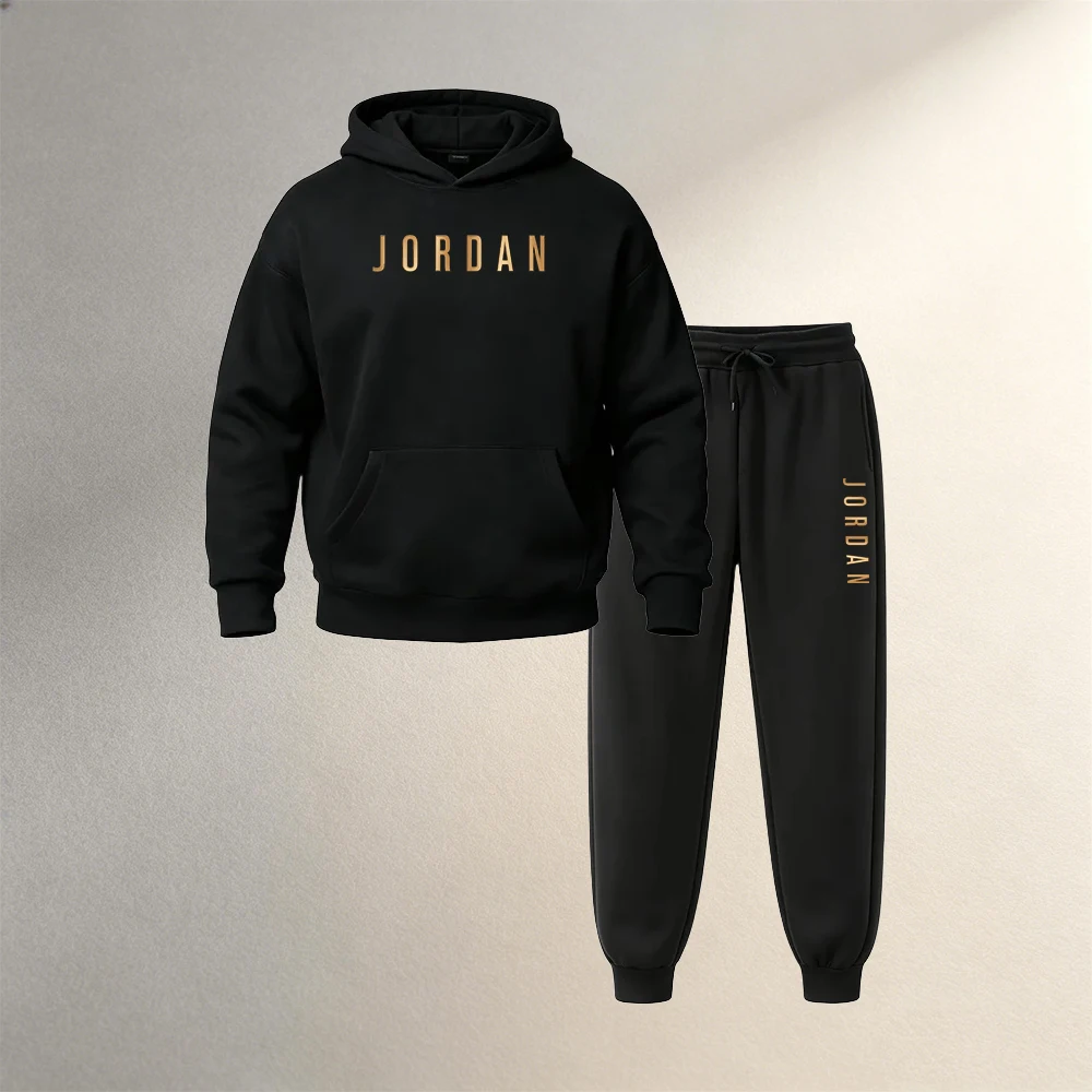 Mens Fashion Casual Outfits - Herenkleding 2-delige Pullover Hoodies Herfst Winter