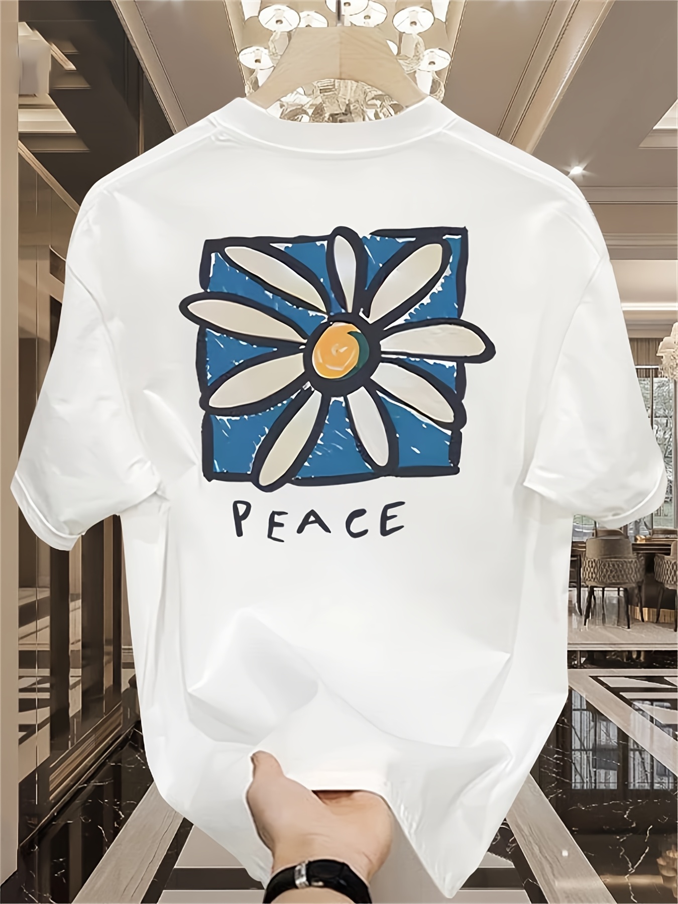 Men Fashion Korean Style - Zwaargewicht T-shirt voor heren van puur