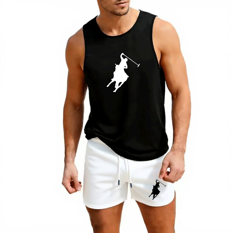 Men'S Fashion For Summer - Europese Heren Zomer Vest en Shorts