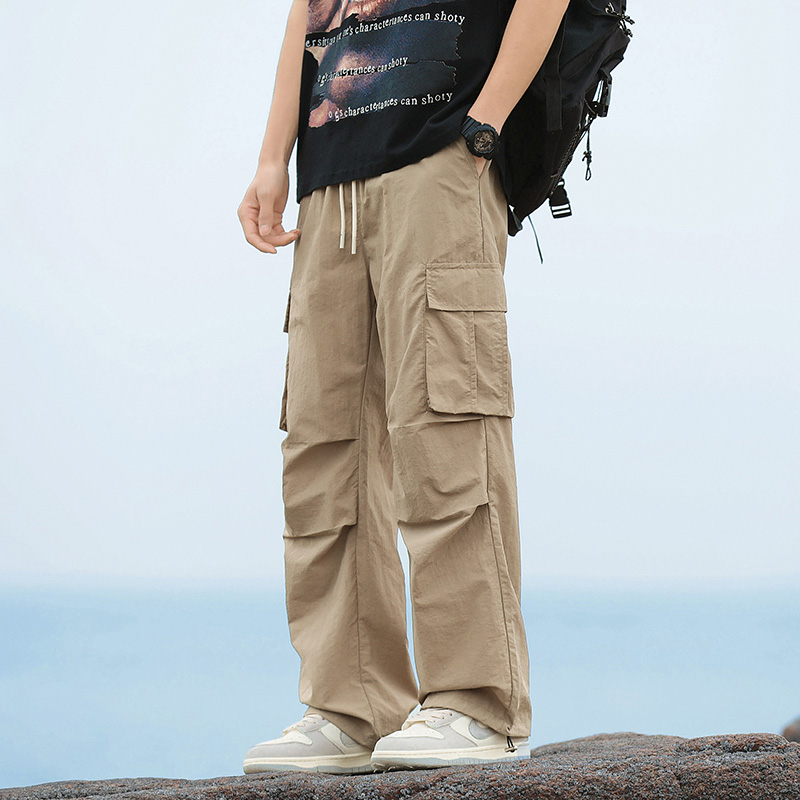 Men Fashion Korean Style - Losse cargobroek voor heren Koreaanse mode