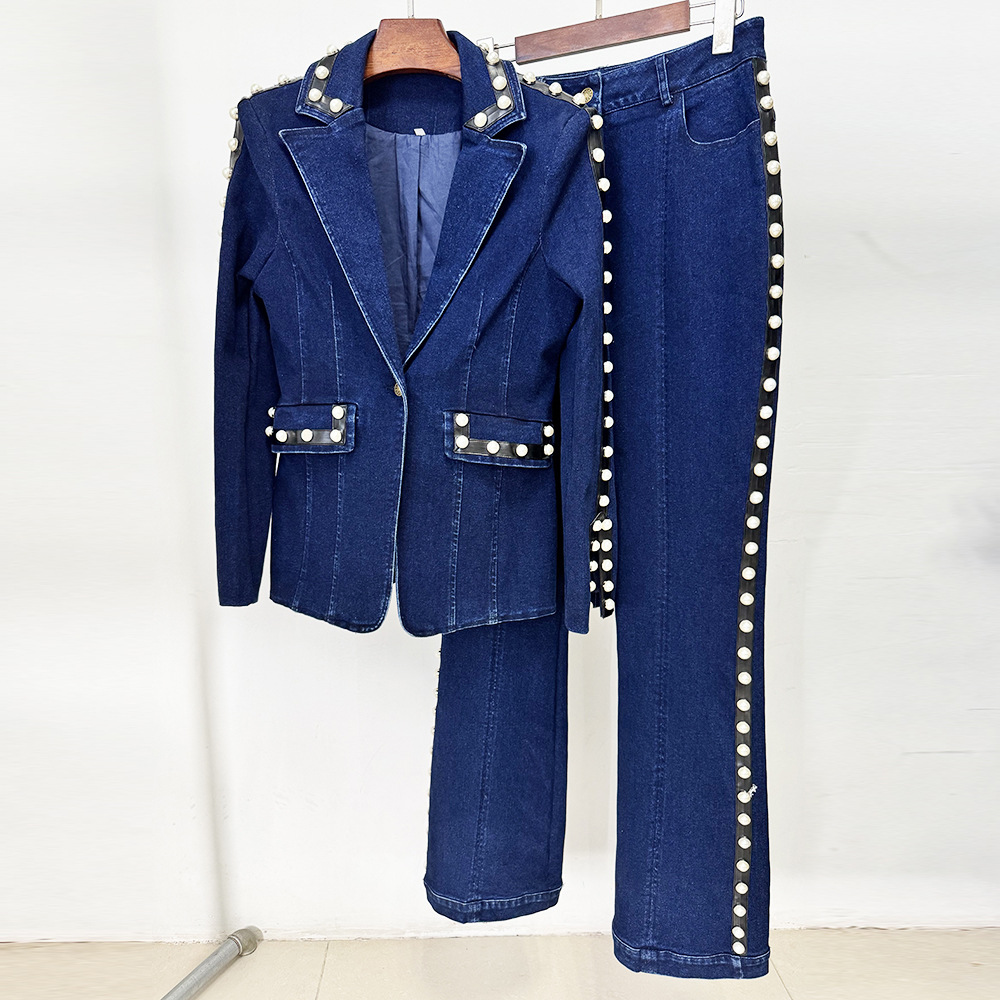 Denim Jacket Vintage - Hoogwaardige nieuwste 2026 Runway Designer pak