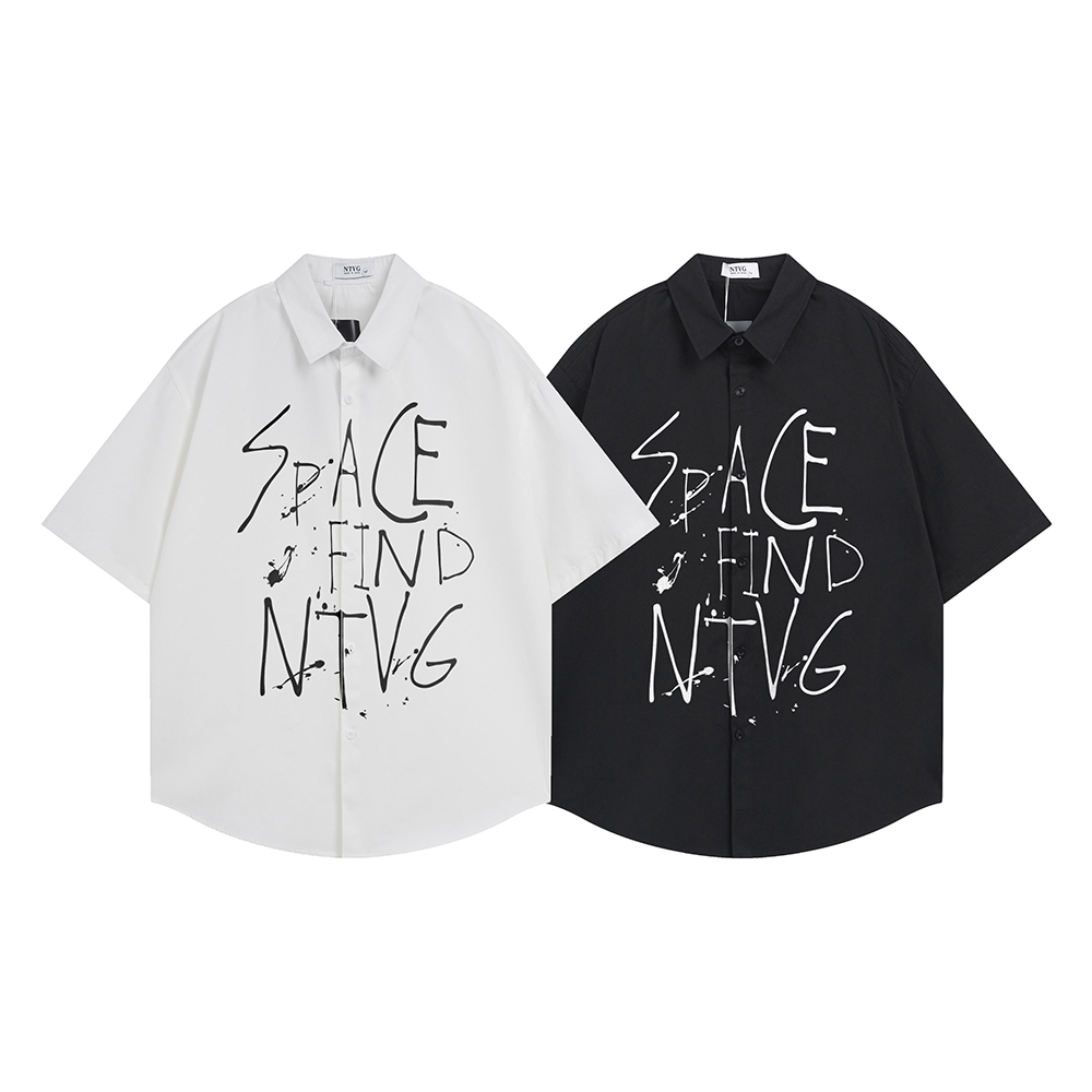 Men'S Fashion Reviews - Mode Letters Print Shirt Korte Mouw