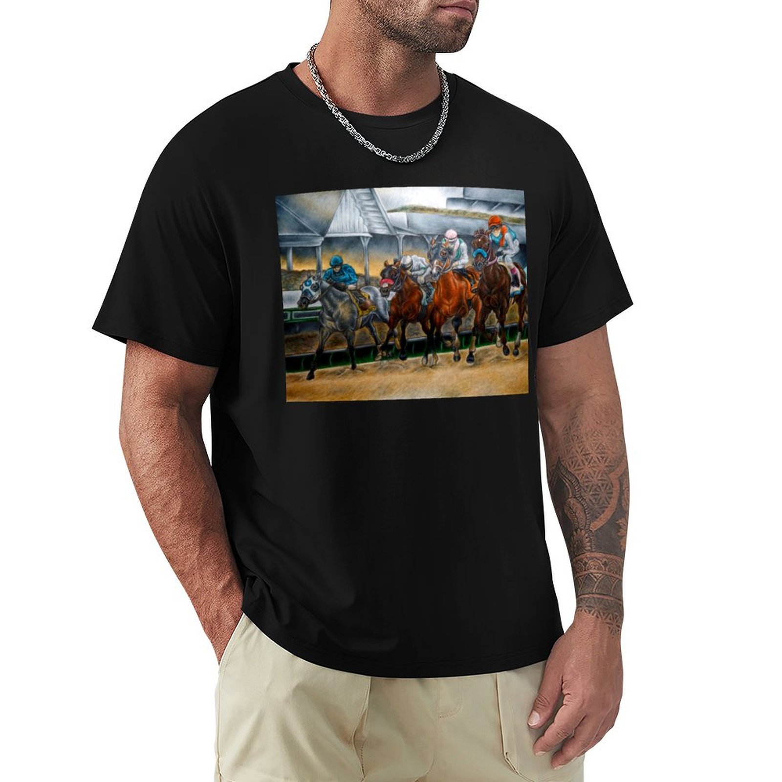 Men'S Fashion Kentucky Derby - Kentucky Derby 2021 T-shirt met modepatroon