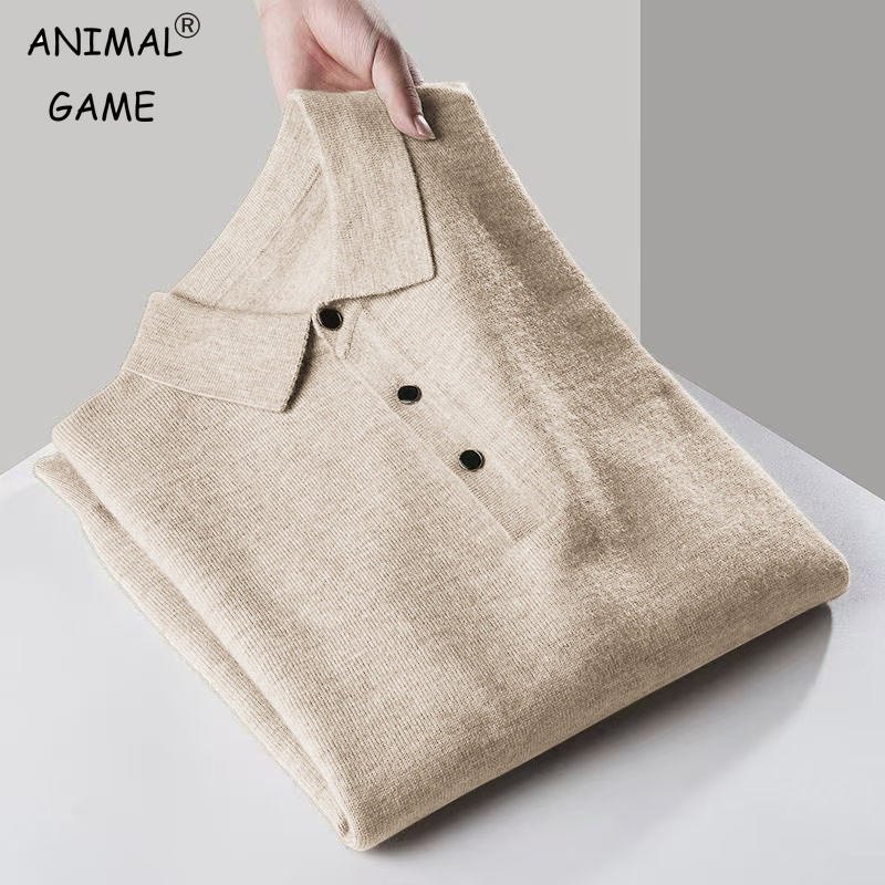 Men'S Fashion Zip Sweater - Heren trui met kwartrits en lange