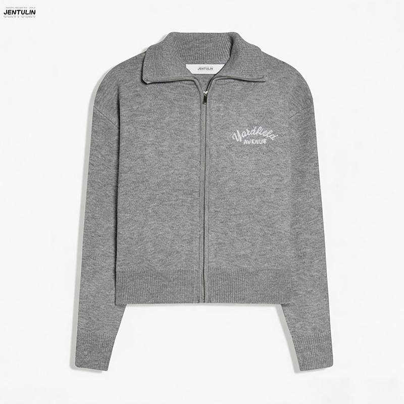 Men'S Fashion Zip Sweater - Retro Gesplitst ​ ​ Gebreide trui