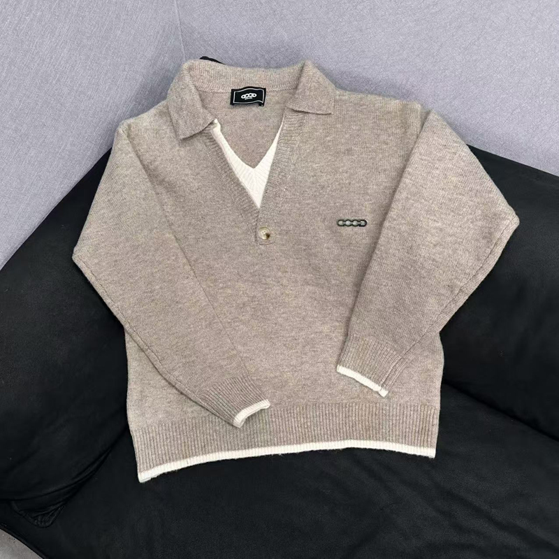 Men'S Fashion V Neck Sweater - 26ss Wintermode Street New GOODBRAND Trui