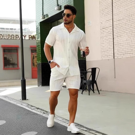 2-delige herenoutfits met kort - Mens Fashion Casual Outfits recensie en prijs