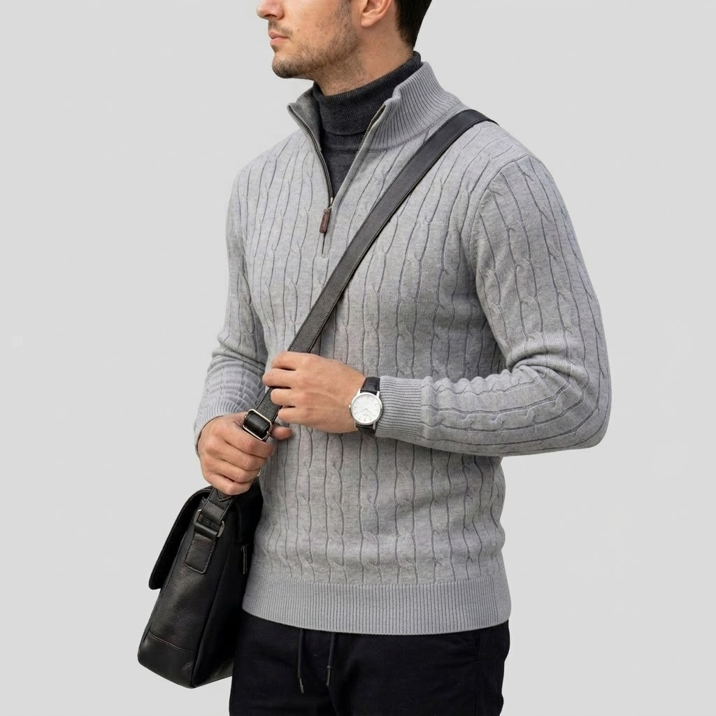 Heren polotrui met lange mouwe - Men'S Fashion Zip Sweater recensie en prijs