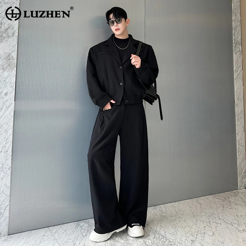 LUZHEN Lente Blazer Casual Jas - Men'S Fashion Zipper Jacket recensie en prijs