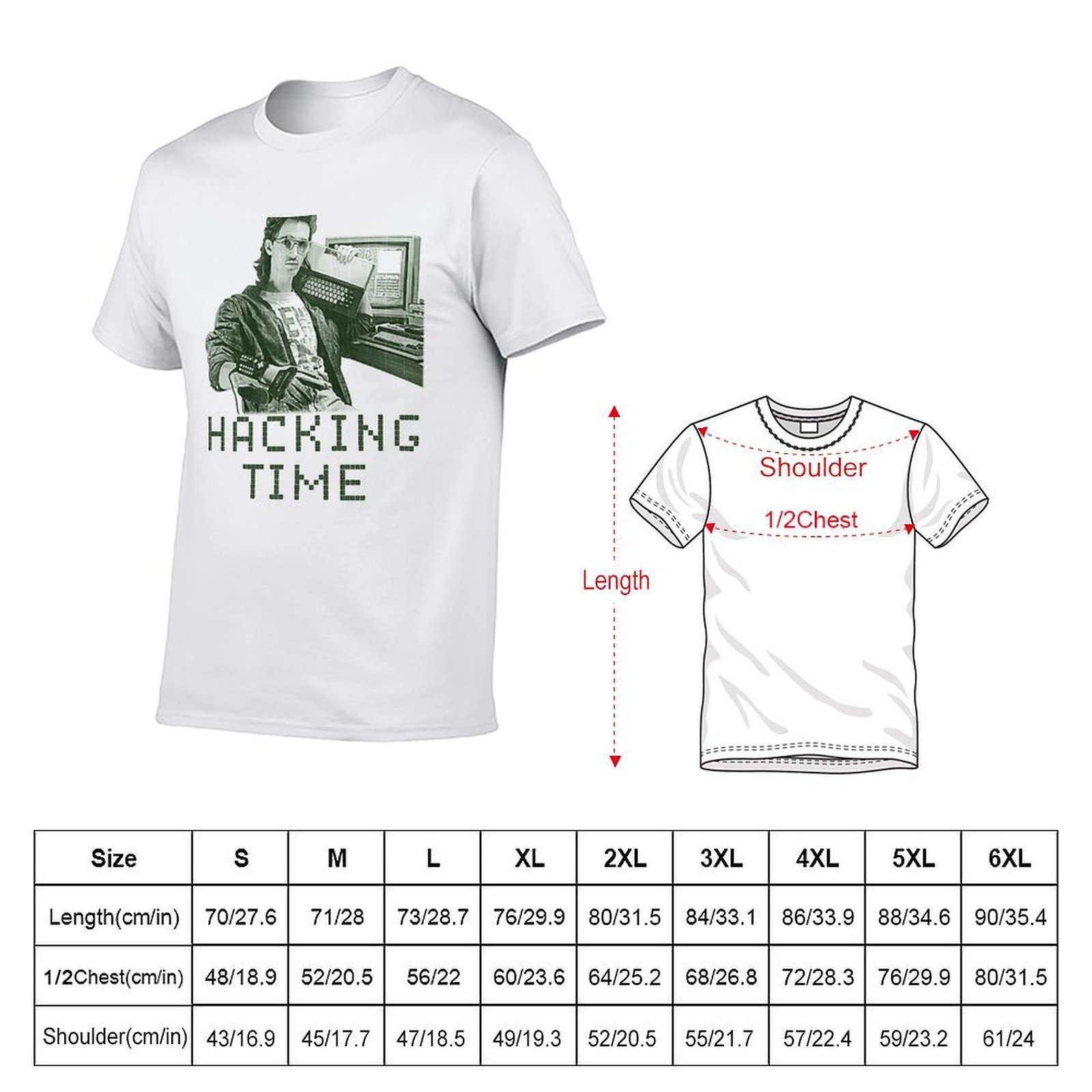 Hacking time T-shirt heren t-s - Mens Fashion Hacks recensie en prijs