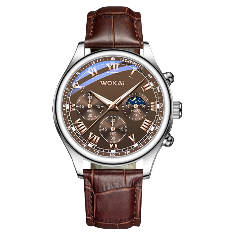 2023 Hete Verkoop Wokai Horlog - Men'S Fashion Quartz Watch Wokai recensie en prijs
