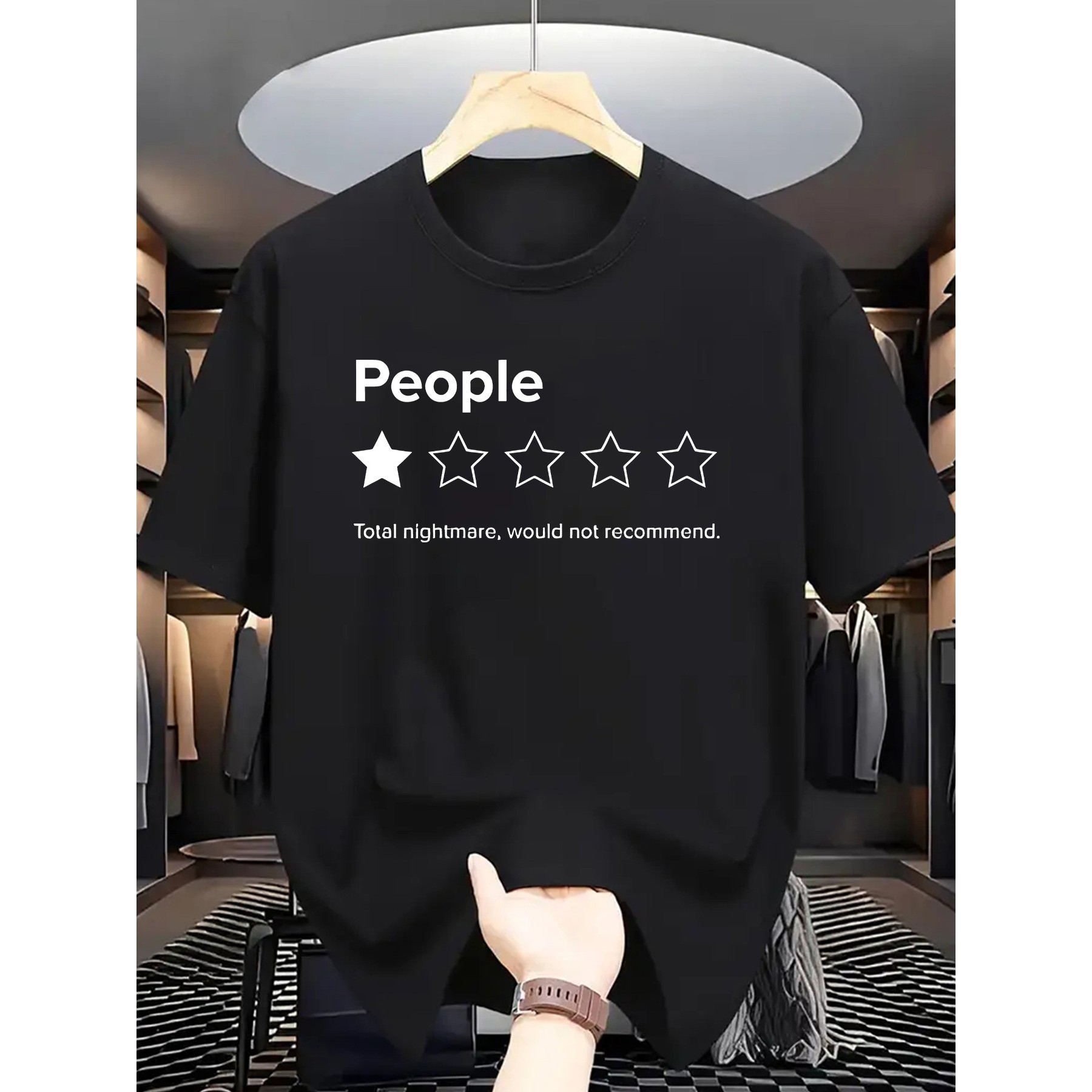 People 1 Star Review Print Gra - Men'S Fashion Reviews recensie en prijs