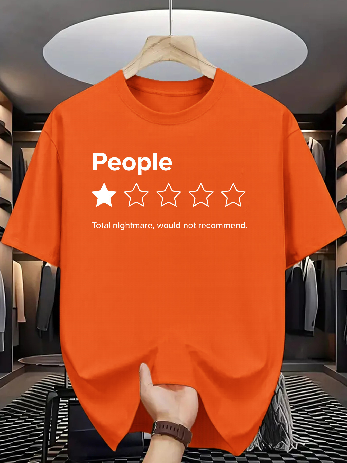 People 1 Star Review Print Gra - Men'S Fashion Reviews recensie en prijs