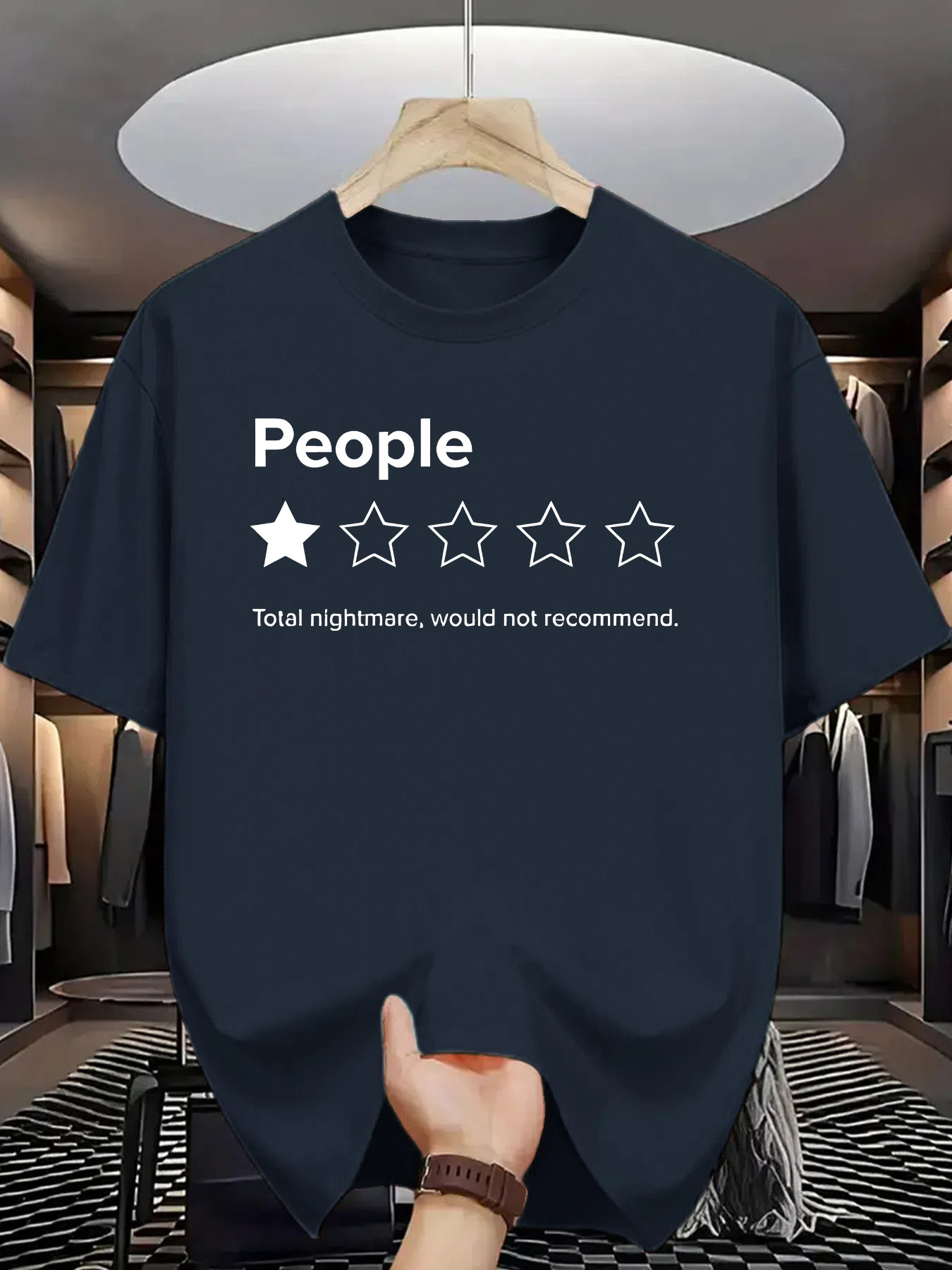 People 1 Star Review Print Gra - Men'S Fashion Reviews recensie en prijs