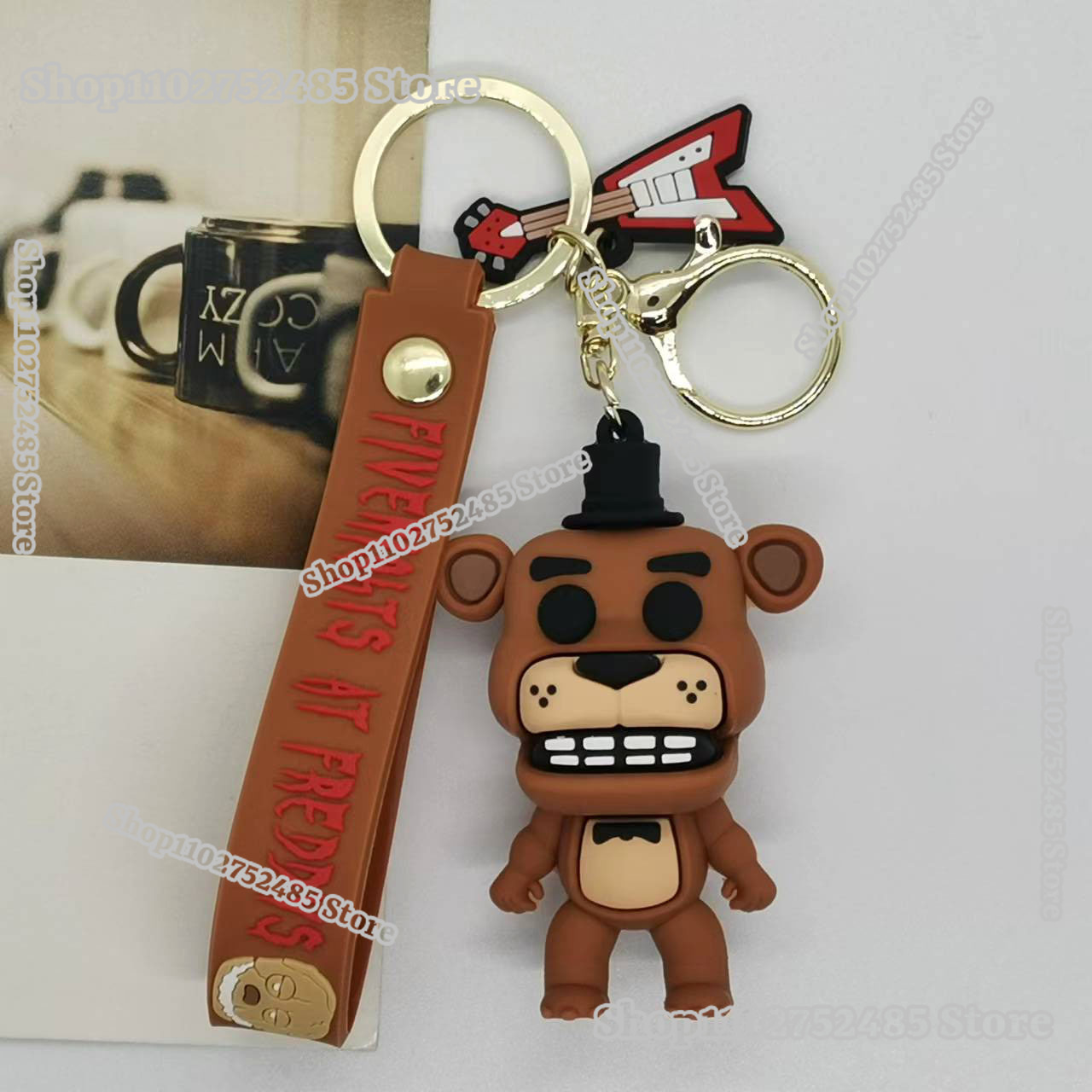 5 stuks Cartoon Anime FNAF Fig - Men Fashion Key recensie en prijs