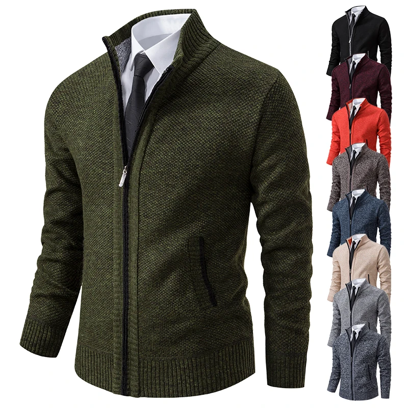 Herfst Winter New Jersey Heren - Men'S Fashion Zip Sweater recensie en prijs
