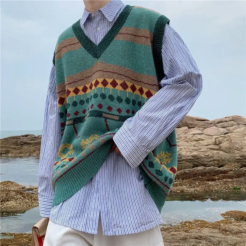 Vest Koreaanse Mode Gebreide V - Men'S Fashion Reviews recensie en prijs