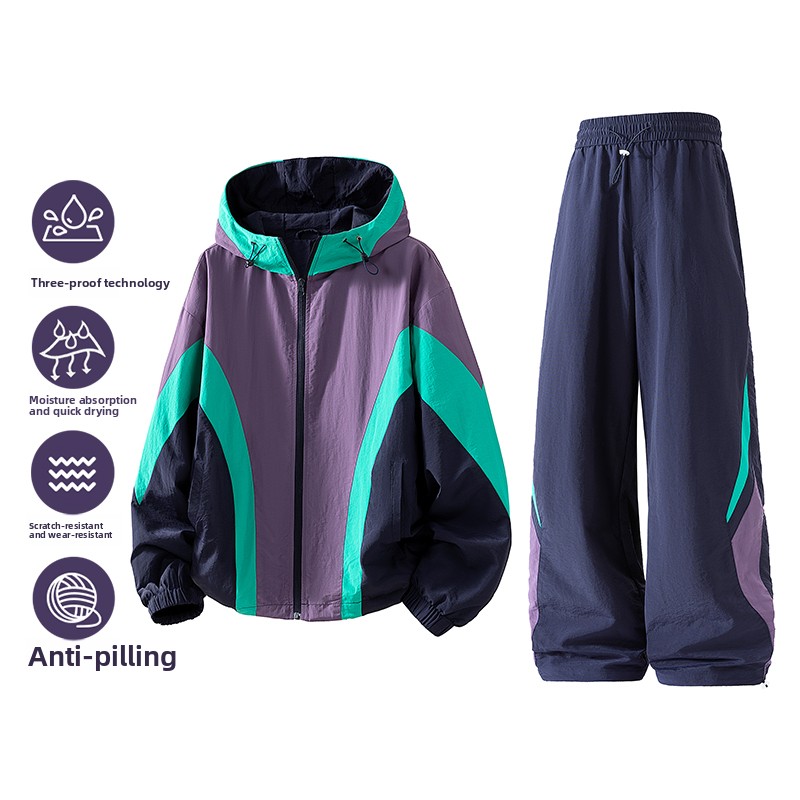 Nieuwe tweedelige herenjas voo - Men'S Fashion Zipper Jacket recensie en prijs