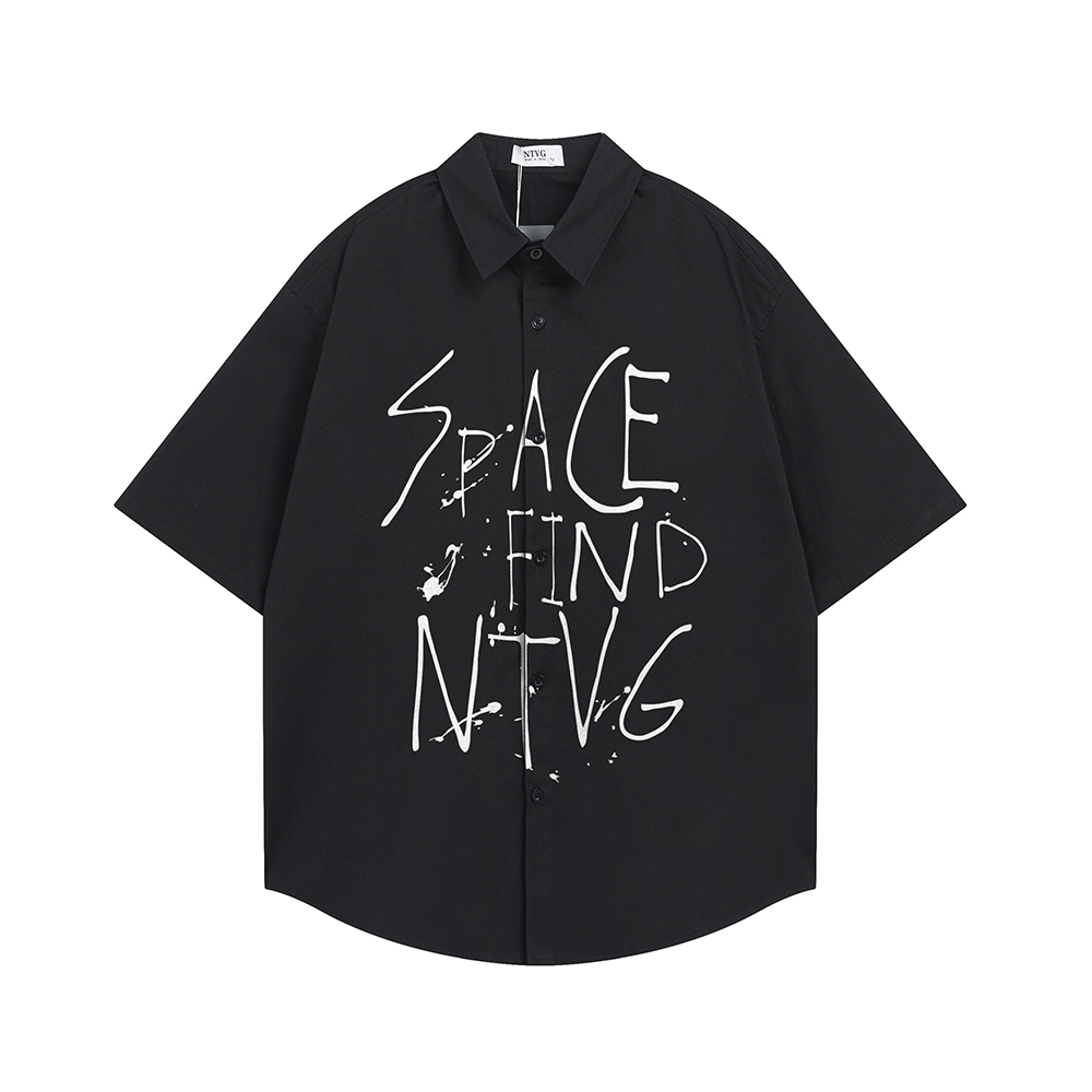 Mode Letters Print Shirt Korte - Men'S Fashion Reviews recensie en prijs