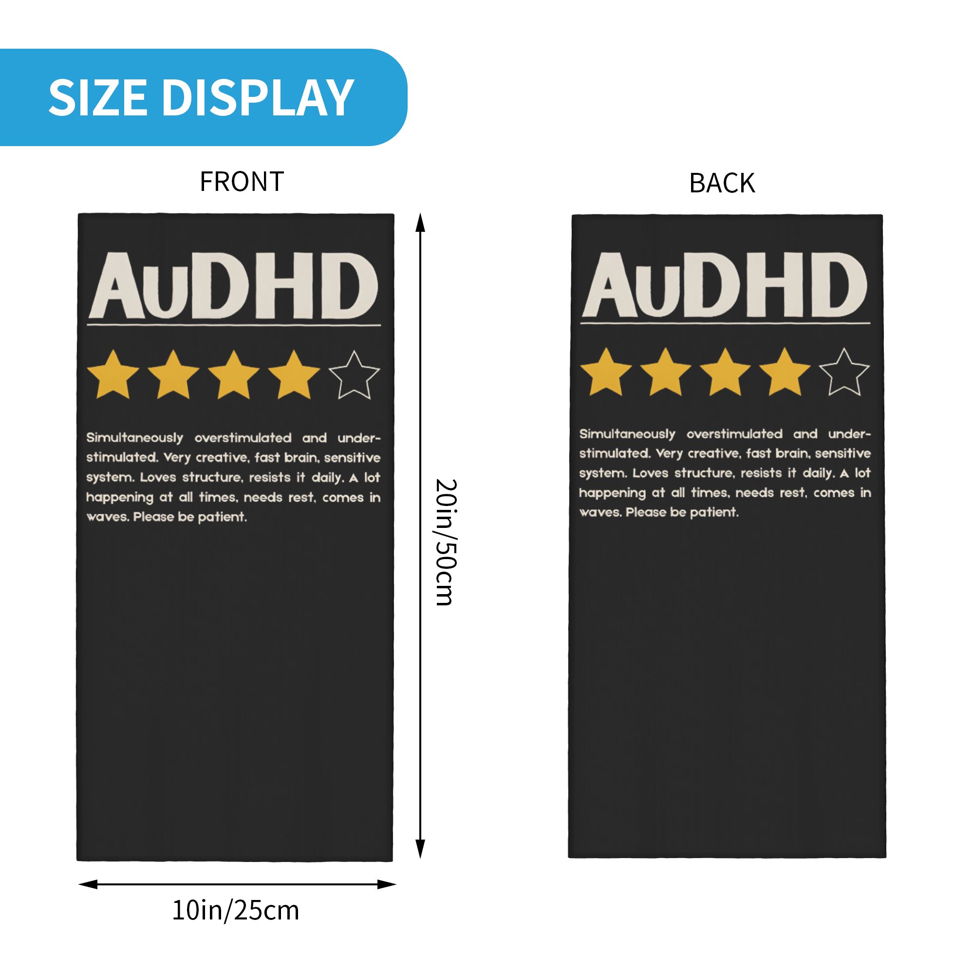 AuDHD Star Review Bandana voor - Men'S Fashion Reviews recensie en prijs