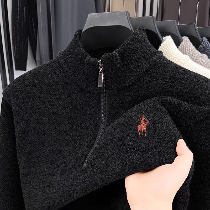 Hoogwaardige fluwelen wintertr - Men'S Fashion Zip Sweater recensie en prijs