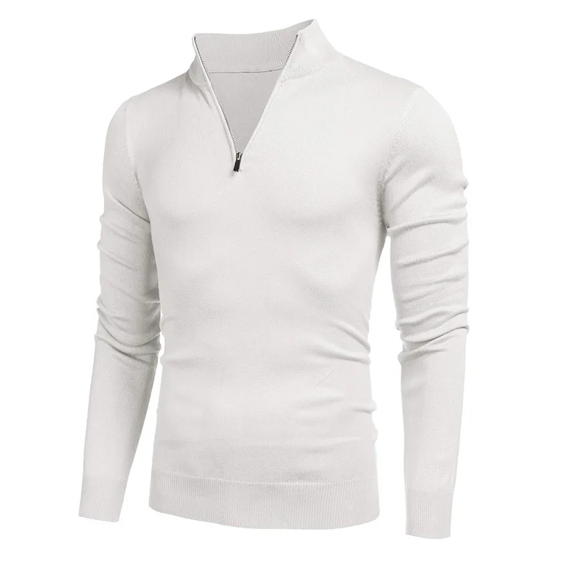 Herfst heren coltruien streetw - Men'S Fashion Zip Sweater recensie en prijs