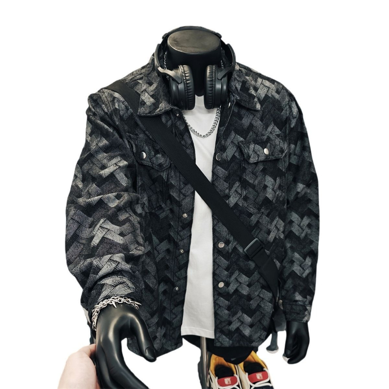 Japanse vintage argyle denimja - Denim Jacket Vintage recensie en prijs