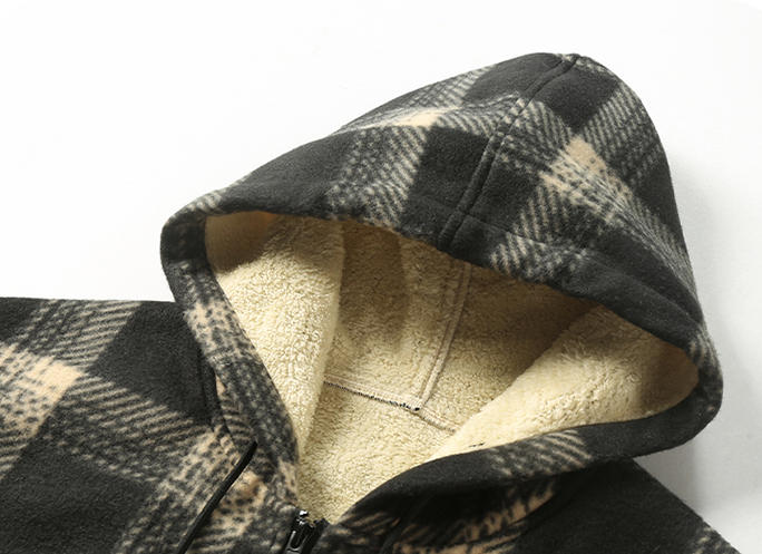 Nieuw modieus fleece gevoerd h - Men'S Fashion Zipper Jacket recensie en prijs