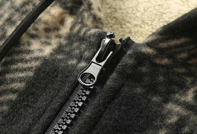 Nieuw modieus fleece gevoerd h - Men'S Fashion Zipper Jacket recensie en prijs