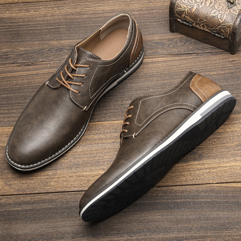 Casual leren herenschoenen Mod - Mens Fashion Zapatos recensie en prijs