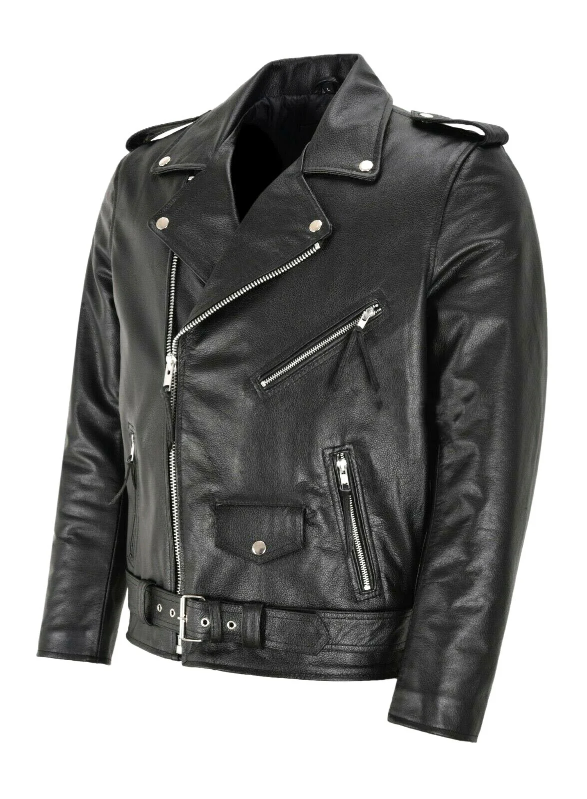Herenmode leren jas, slim fit, - Men'S Fashion Zipper Jacket recensie en prijs