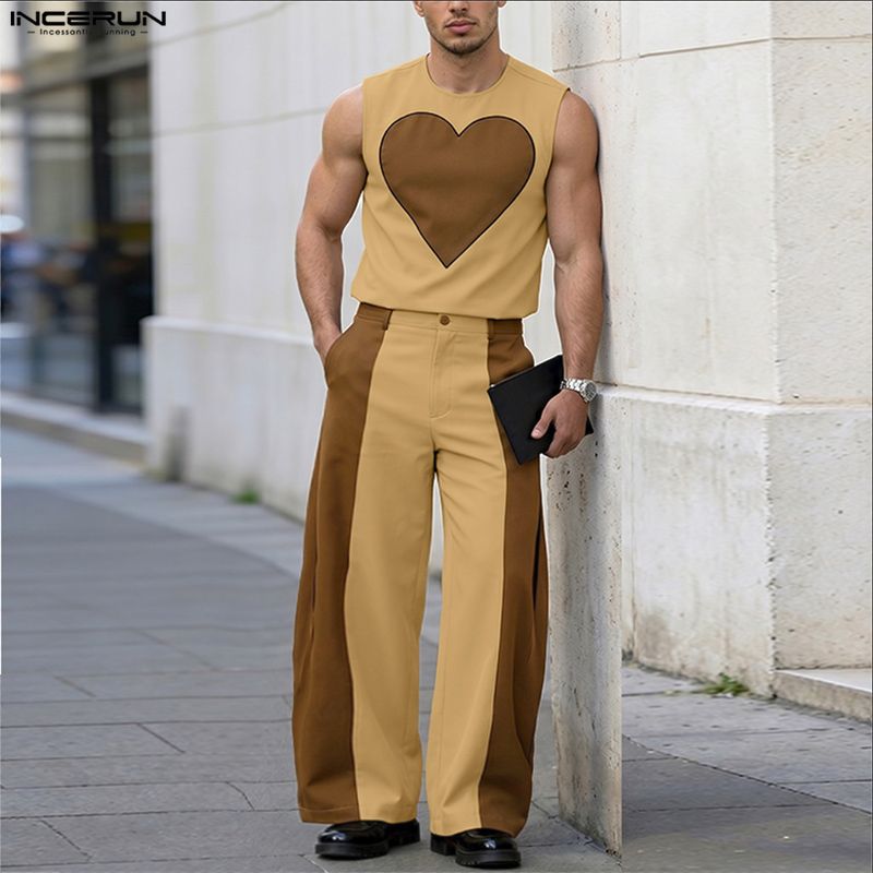 INCERUN Herensets Patchwork Kl - Men'S Fashion For Summer recensie en prijs