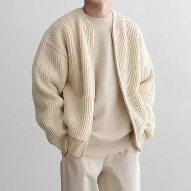 2026 Herfst Gebreide Sweaterja - Men'S Fashion Zip Sweater recensie en prijs