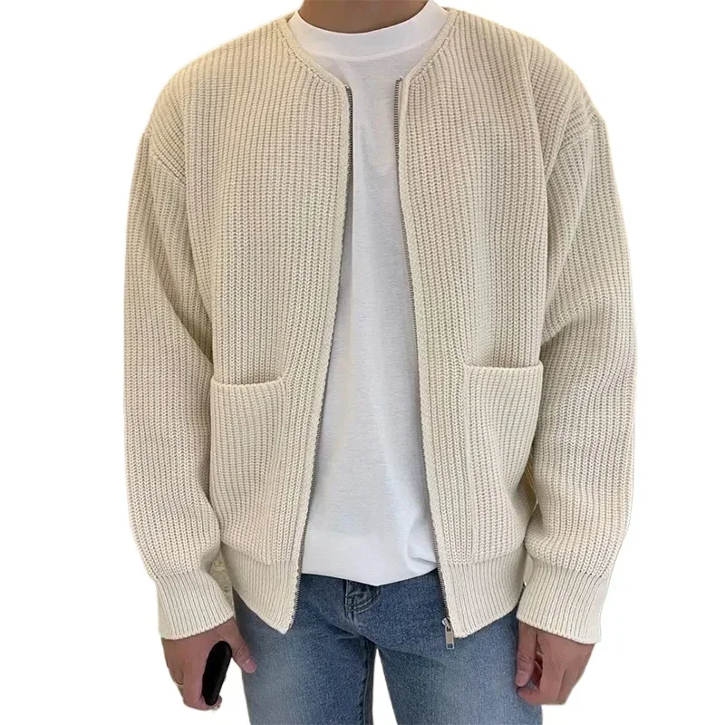 2026 Herfst Gebreide Sweaterja - Men'S Fashion Zip Sweater recensie en prijs