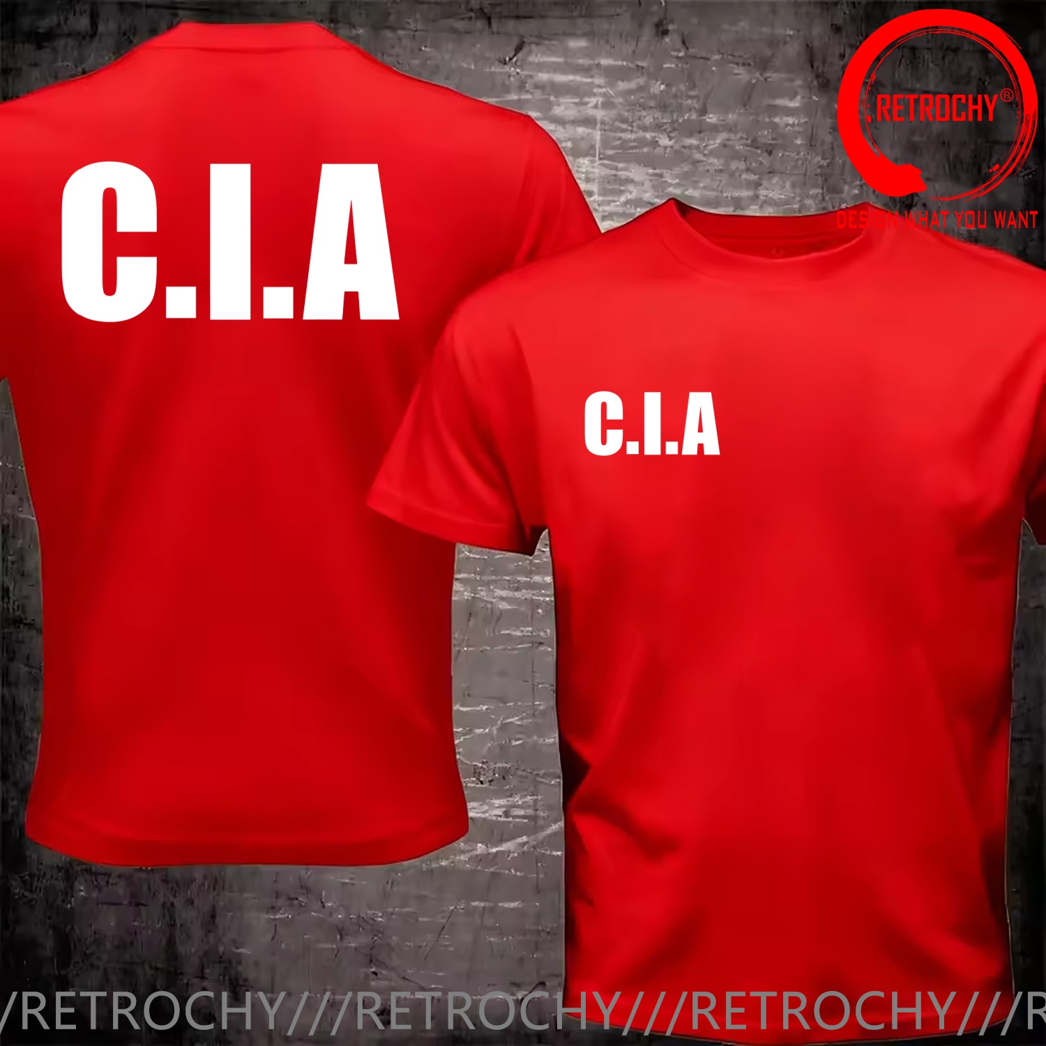 Grappig ontwerp USA CIA US C.I - Mens Fashion Casual Outfits recensie en prijs
