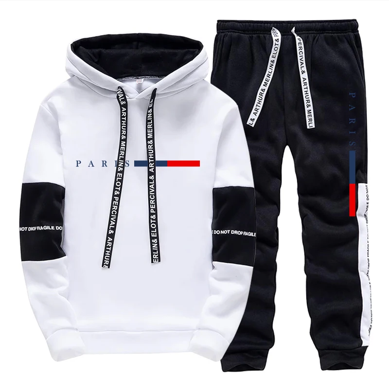 Herenset/Hoodie/Broek Parijse  - Mens Fashion Casual Outfits recensie en prijs