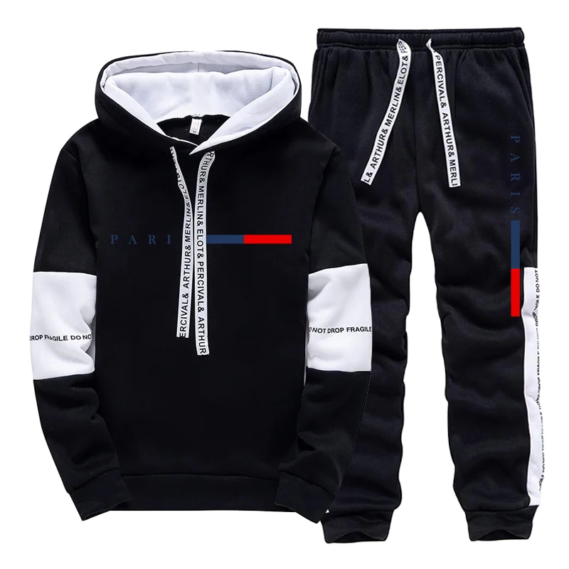 Herenset/Hoodie/Broek Parijse  - Mens Fashion Casual Outfits recensie en prijs
