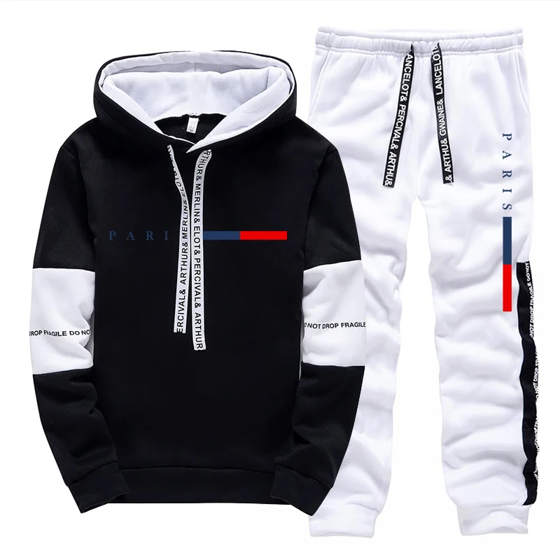 Herenset/Hoodie/Broek Parijse  - Mens Fashion Casual Outfits recensie en prijs
