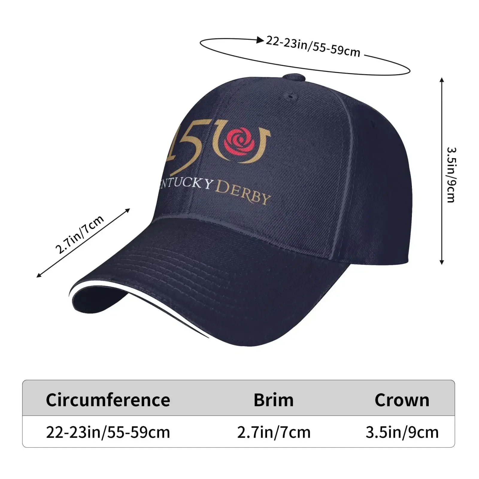 Verstelbare Baseball Cap voor  - Men'S Fashion Kentucky Derby recensie en prijs